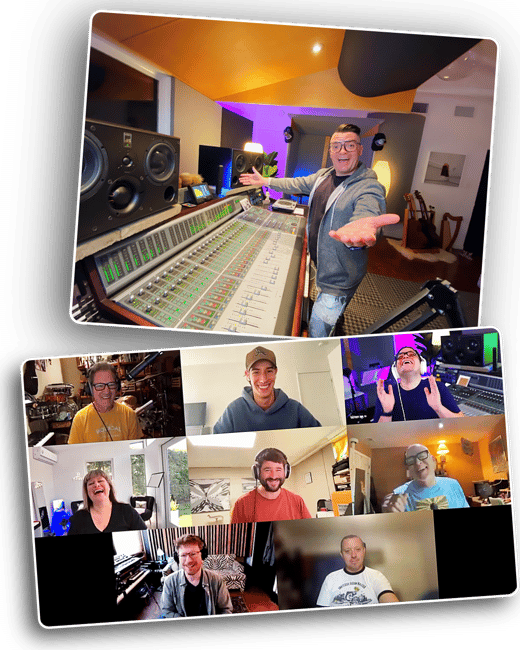 MixLAB Course Screenshot Collage - fake glasses cheesy smile